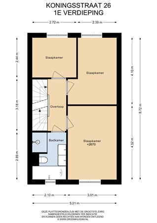 Floorplan - Koningsstraat 26, 1432 JR Aalsmeer